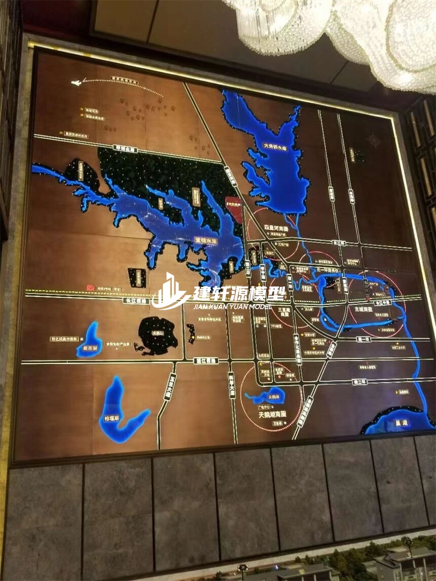 宜章区域壁挂模型制作